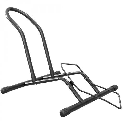 Soporte para Bicicletas de Acero Aparca Bicis de Suelo Portátil para Interior y Exterior 59x41x38 cm Negro [9]
