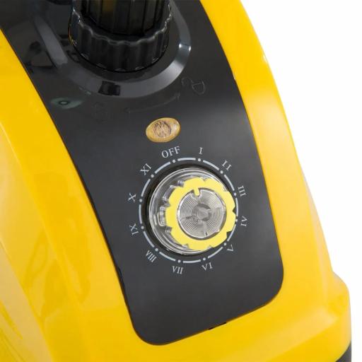 Plancha de Vapor con Depósito de 1,4 L y Temperatura Ajustable a 11 Niveles tipo Centro de Planchado Vertical 1800W 26x21,5x146 cm Amarillo [6]