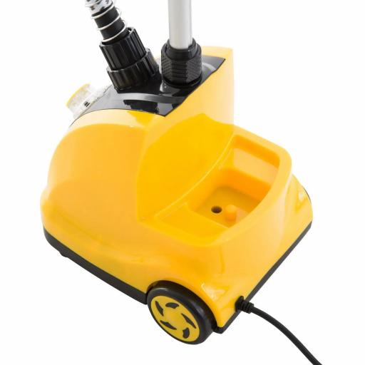 Plancha de Vapor con Depósito de 1,4 L y Temperatura Ajustable a 11 Niveles tipo Centro de Planchado Vertical 1800W 26x21,5x146 cm Amarillo [7]