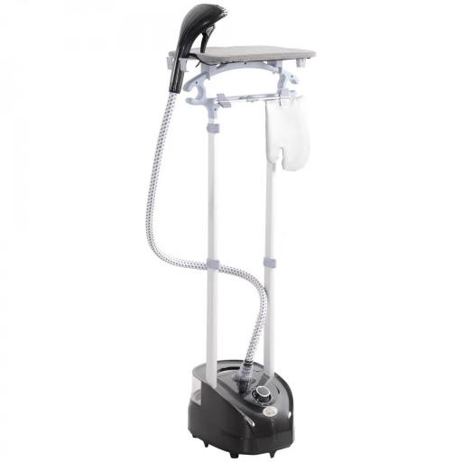 Plancha de Vapor Vertical 1950W 2 L con Temperatura Ajustable en 11 Niveles y Barra Telescópica Negro [8]