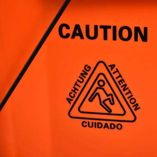 Cubo de Fregona con Ruedas 36L Carro de Limpieza con Escurridor de Presión y 2 Cubetas Separadas 54x41x91,5cm Naranja [6]