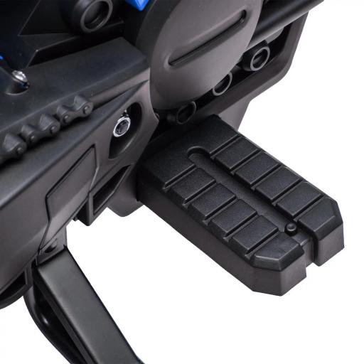 Moto Eléctrica para Niños de +3 Años Moto de Batería para Niños 12V con Ruedas Auxiliar y Bocina Carga 30 kg Azul [7]