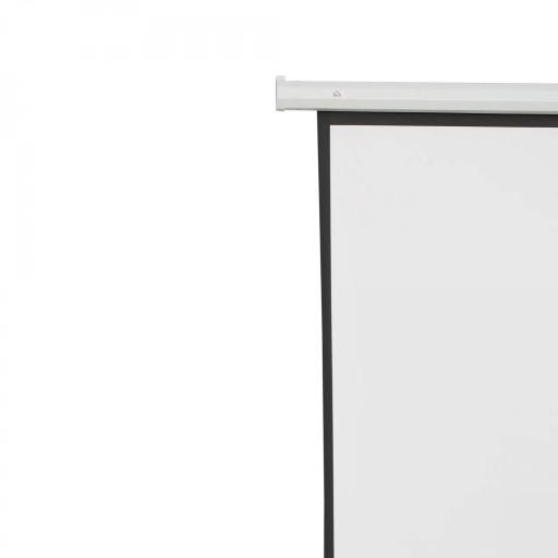 Pantalla de Proyección Eléctrica 120 Pulgadas Formato 4:3 con Mando a Distancia 244x183 cm Blanco [8]