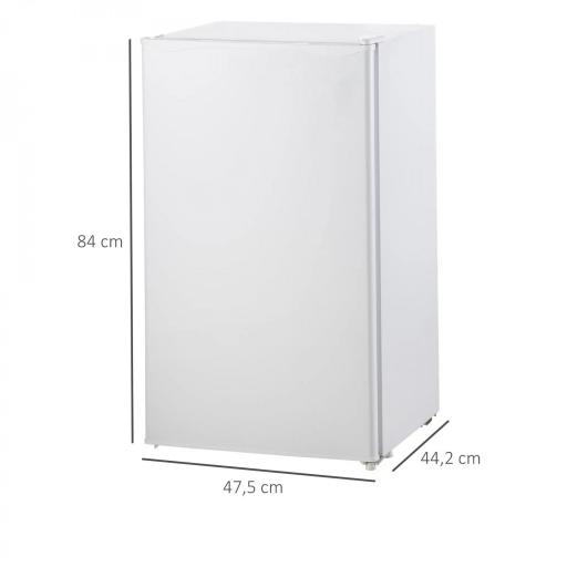 Mini Nevera Silenciosa 91L Clase E Frigorífico Pequeño Nevera Pequeña Bajo Encimera con Temperatura Regulable 5 Niveles [1]
