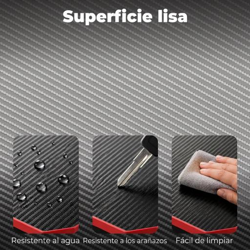 Escritorio Esquinero con Enchufes en Forma de L 128x128 cm con Soporte para Monitor Gancho y Portavasos Negro [4]