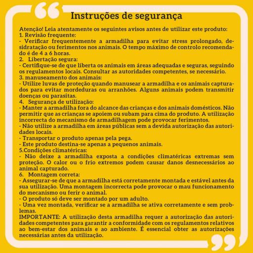 Trampa para Animales Vivos Plegable 66x24x30,5 cm Jaula de Captura de Alambre con Puerta y Asa para Conejos Plata [7]