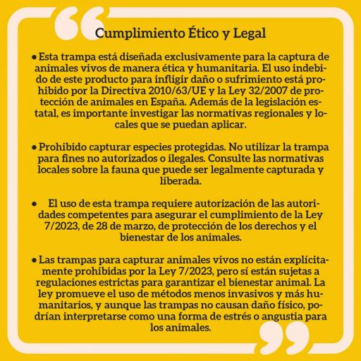Trampa para Animales Vivos 100x24x30 cm con 2 Puertas y Marco de Acero para Interior y Exterior Verde [4]