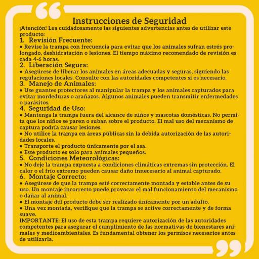 Trampa para Animales Vivos 100x24x30 cm con 2 Puertas y Marco de Acero para Interior y Exterior Verde [5]