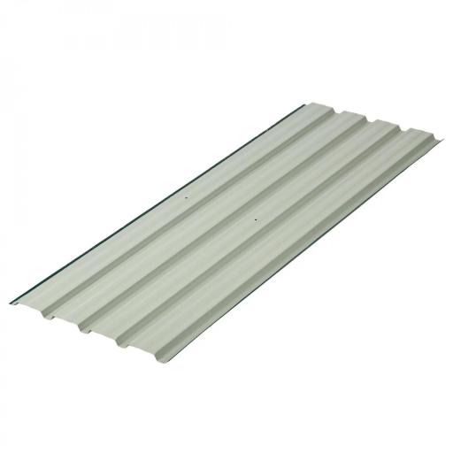 Juego de 12 Paneles para Tejado de Acero Galvanizado 7m² para Caseta de Herramientas Cobertizo 129x45cm Verde [4]