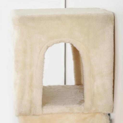 Juego de Escalada para Gatos de Pared de 6 Piezas con Condominio Plataforma Hamaca Escaleras y Tabla de Rascar Beige [7]