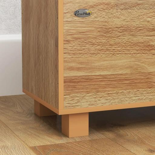 Comedero Perro Elevado con Alimentador Lento Extraíble Comedero y Bebedero de Acero Inoxidable Roble [7]