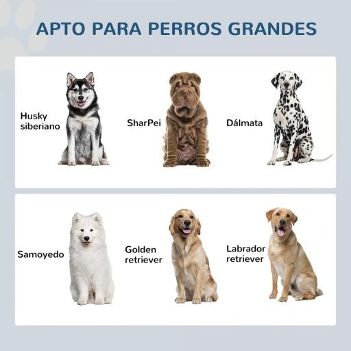 Comedero Elevado para Perros Grandes con 2 Cuencos de 2000 ml de Acero Inoxidable y 1 Cajón 63x30x36 cm Marrón [2]