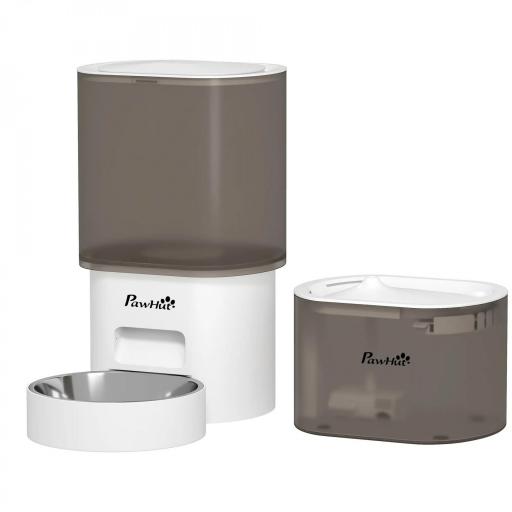 Dispensador de Comida para Gatos y Perros de 3L con Control de App 1-10 Comidas al Día Filtros Luz LED con Cable o Pilas [9]