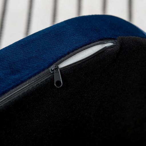 Sofá para Perros Pequeños con Patas de Madera Funda Lavable y Cojín Desmontable 86x55x33 cm Azul [7]