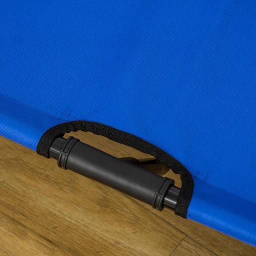 Cama Elevada para Perros Refrescante y Transpirable Cama para Perros Grandes 92x76x18 cm para Interior Exterior Azul [6]