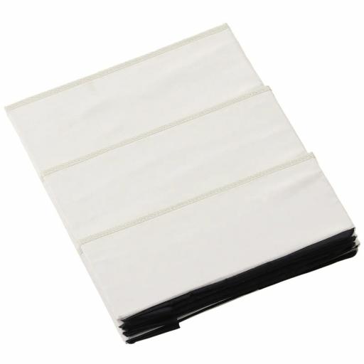 Escalera para Mascotas de 3 Peldaños Plegable con Tapas Abatibles y Espacio de Almacenamiento 3 Escalones de Perros Gatos Pequeños para Cama Sofá 40x54x48 cm Blanco [7]