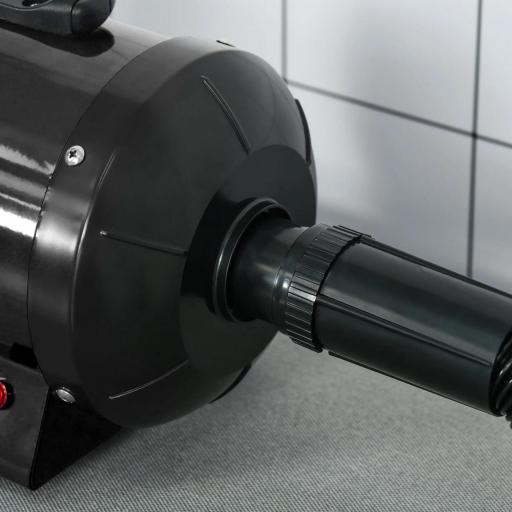 Secador de Pelo para Perros 2800W Secador para Mascotas con Temperatura y Velocidad del Viento Ajustable 3 Boquillas Tubo Flexible 2,1 m y Asa Portátil 40x16x20 cm Negro [5]