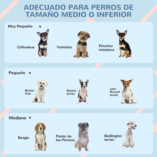 Casa para Perros 65x75,7x63 cm con Patrón de Ventana y Techo de Tejas de Imitación para Perros Medianos Gris y Blanco [4]