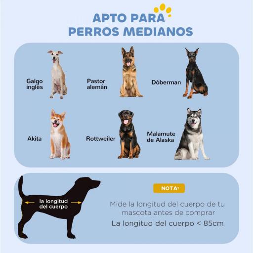 Jaula para Perros Plegable Transportín para Perros con 2 Puertas Bandeja Extraíble y Asa 121x76,5x81 cm Negro [3]