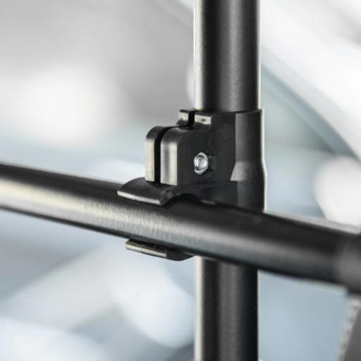 Barrera Protectora de Coche para Perros Reja de Protección Universal de Acero para Maletero Equipaje Automóvil Ajustable en Ancho y Altura 87-135 x 85-120 cm Negro [2]