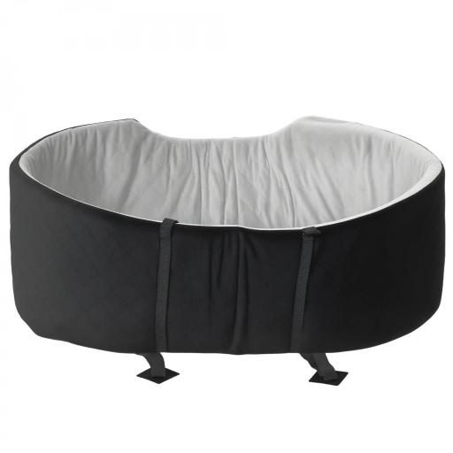 Asiento de Coche para Perros Pequeños y Medianos de hasta 15 kg con Funda Extraíble y Lavable Base Antideslizante Negro [6]