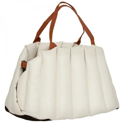 Asiento de Coche para Perros Pequeños de hasta 5 kg con Cinturón de Seguridad Base Antideslizante y Funda Extraíble [9]