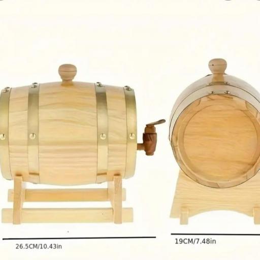 Barril Vino Madera 3L con Grifo [4]