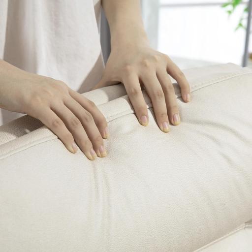 Silla de Oficina sin Brazos con Altura Ajustable Función de Basculante Base Cruzada y Asiento Amplio Gris Claro [6]