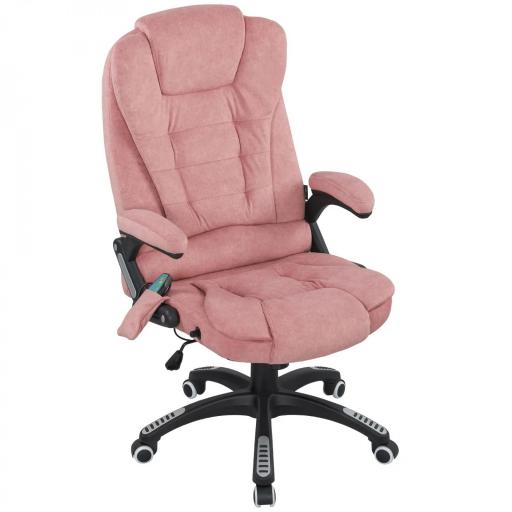 Silla Oficina con Masaje de 6 Puntos con Función Basculante con Calefacción Altura Ajustable [8]