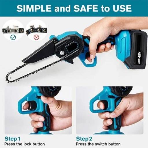 Mini motosierra portátil 4" [3]