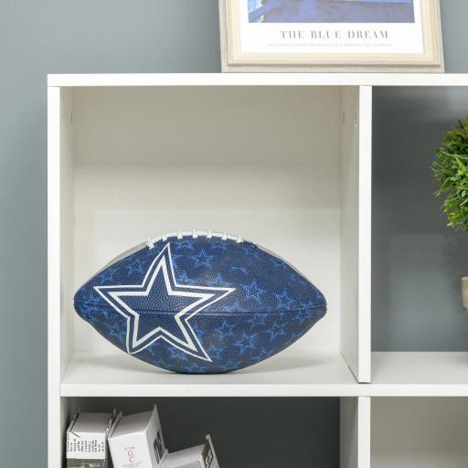 Estantería Librería 3 Niveles Armario de Almacenamiento 9 Cubos Estantería de Pie Separador de Habitación Estante de Exposición 91,5x29,5x91,5cm Madera [7]