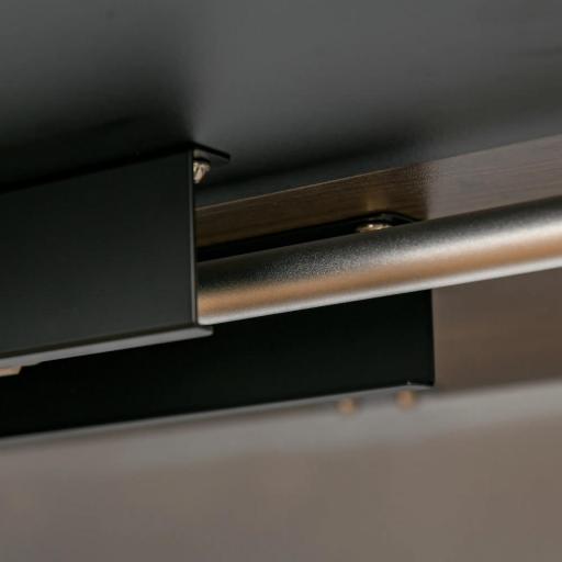 Escritorio Eléctrico con Altura Ajustable y 4 Teclas de Memoria para Oficina Hogar 140x70x72-116 cm Negro y Teca [7]