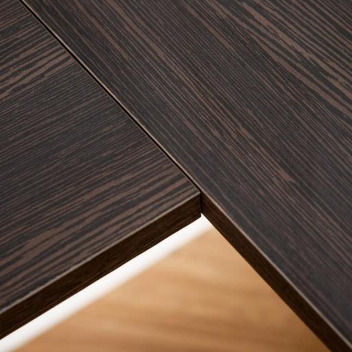 Mesa de Ordenador PC Escritorio para Oficina Hogar Tipo Esquinera Forma L con Estantes 136x130x72cm Madera [6]