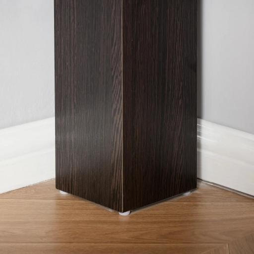 Mesa de Ordenador PC Escritorio para Oficina Hogar Tipo Esquinera Forma L con Estantes 136x130x72cm Madera [7]