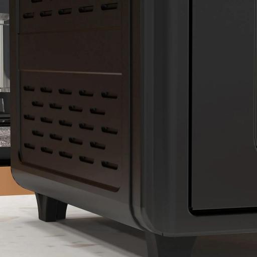 Horno Eléctrico de Sobremesa de 30L 1600W Freidora de Aire con 7 Modos de Calor y Temporizador 43x39x39 cm Negro [7]