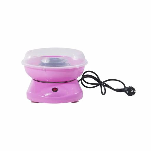 Máquina de Algodón de Azúcar de Uso doméstico de Polipropileno Acero Inox. y Aluminio 450W-550W 27x26x18 cm Rosa [4]