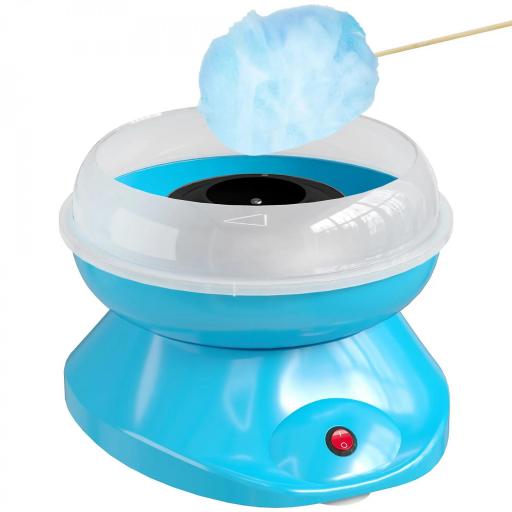 Máquina de Algodón de Azúcar en Casa de Polipropileno Acero Inox. y Aluminio 450W-550W para Fiestas 27x26x18 cm Azul [8]