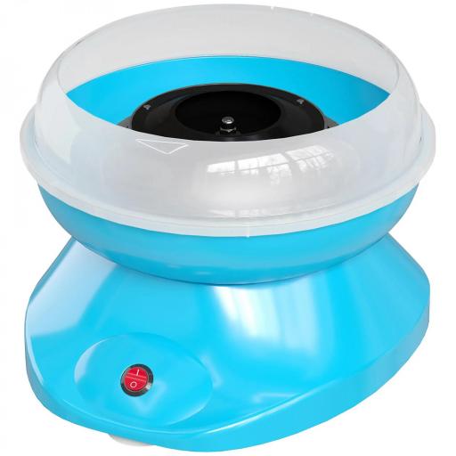 Máquina de Algodón de Azúcar en Casa de Polipropileno Acero Inox. y Aluminio 450W-550W para Fiestas 27x26x18 cm Azul [9]
