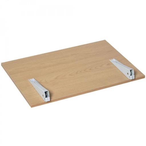 Mesa Plegable de Pared Mesa Abatible de Pared de Madera Ahorra Espacio para Cocina Comedor Dormitorio 60x40x20cm Natural [5]