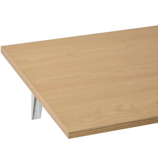 Mesa Plegable de Pared Mesa Abatible de Pared de Madera Ahorra Espacio para Cocina Comedor Dormitorio 60x40x20cm Natural [6]