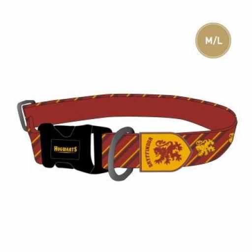 Cerdá Harry Potter Collar para perros M/L Gryffindor rojo ajustable