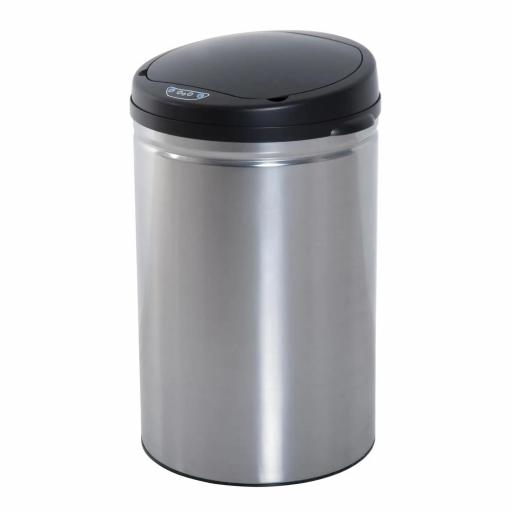 Contenedor Papelera Cubo Basura 30L con Sensor Detector Movimiento automático Acero Inoxidable [8]