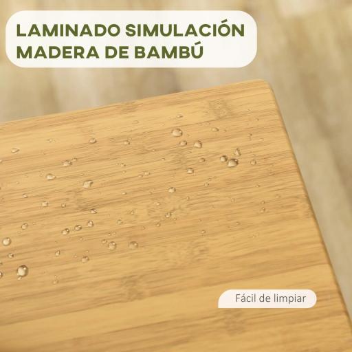 Set de Mesa de Bar de 119x38,5x88,5 cm con Cesta Extraíble y Botellero y 2 Taburetes de 29x29x55 cm Blanco [4]