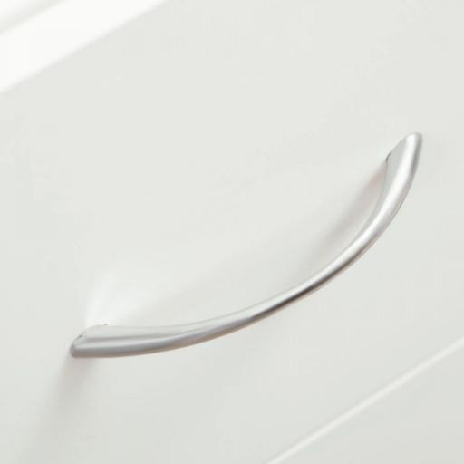 Carrito de Cocina Verdulero con 1 Cajón y 2 Estantes Abiertos Carro Auxiliar con Ruedas 25x50x85 cm Blanco [5]