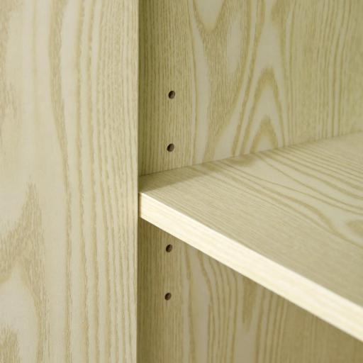 Aparador Auxiliar para Microondas Armario Bajo de Cocina con Armario de 2 Puertas y Estante Ajustable con Ruedas Carga 70 kg 60,4x40,3x97 cm Roble [6]