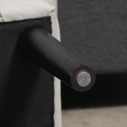 Banco Zapatero Banqueta con Brazos Tapizada tipo Banco de Madera para Dormitorio Salón Recibidor 102x36x51cm Carga 130kg [6]