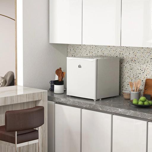 Mini Congelador de 35L con Temperatura Ajustable Puerta Reversible y Bajo Consumo Energético para Cocina Camping Blanco [7]