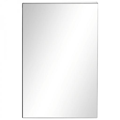 Armario de Baño con Espejo Armario de Pared con 3 Estantes de Almacenamiento para Ducha Aseo 39x12x60 cm Plata [8]