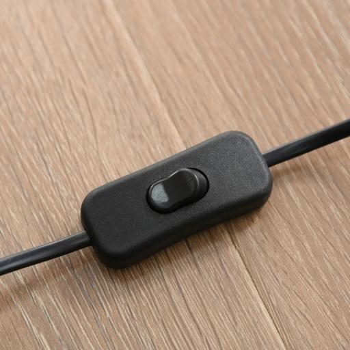 Lámpara de Mesa Decorativa con Pantalla de Ratán Casquillo E27 Máx. 40W para Dormitorio Salón Ø20x41 cm Natural [6]