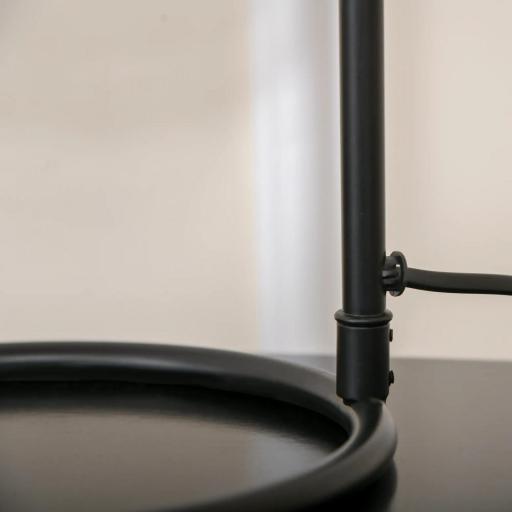 Lámpara de Mesa Decorativa con Pantalla de Ratán Casquillo E27 Máx. 40W para Dormitorio Salón Ø20x41 cm Natural [7]